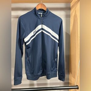 ASICS navy/white light weight jacket. Size XL.